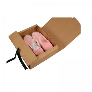 Wholesale Cheap kids slipper packaging box with ribbon children