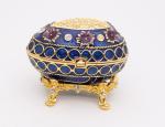 European Easter Egg Jewelry Box Jewel Storage Organizer Event Home Decor Easter
