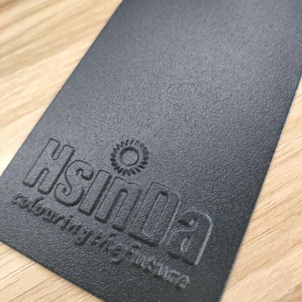 Hsinda Factory Supply RAL Color Black Sandy Texture Powder Coating Dry Paint