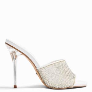 Wholesale Nappa PU Crystal Women High Heeled Shoes Ankle Strap Stiletto Heels from china suppliers