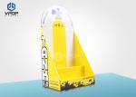 Attractive Cardboard Countertop Displays , Yellow Bottle Counter Display Boxes