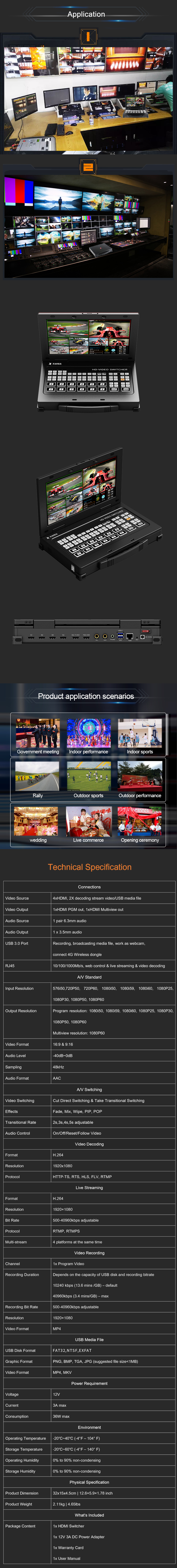 Program Director Video Switchboard For 6 Channels Radio And TV Broadcasting Station