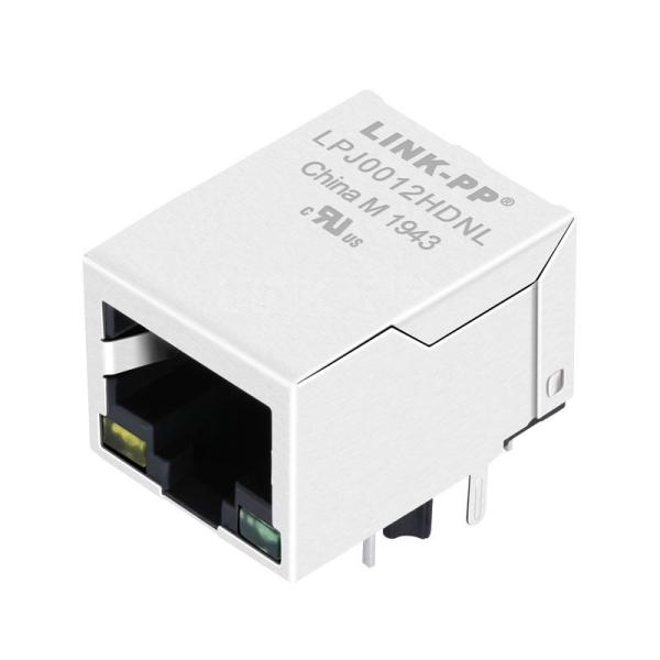 A63-112-313P190 Compatible LINK-PP LPJ0012HDNL 10/100 Base-T Tab Down Yellow