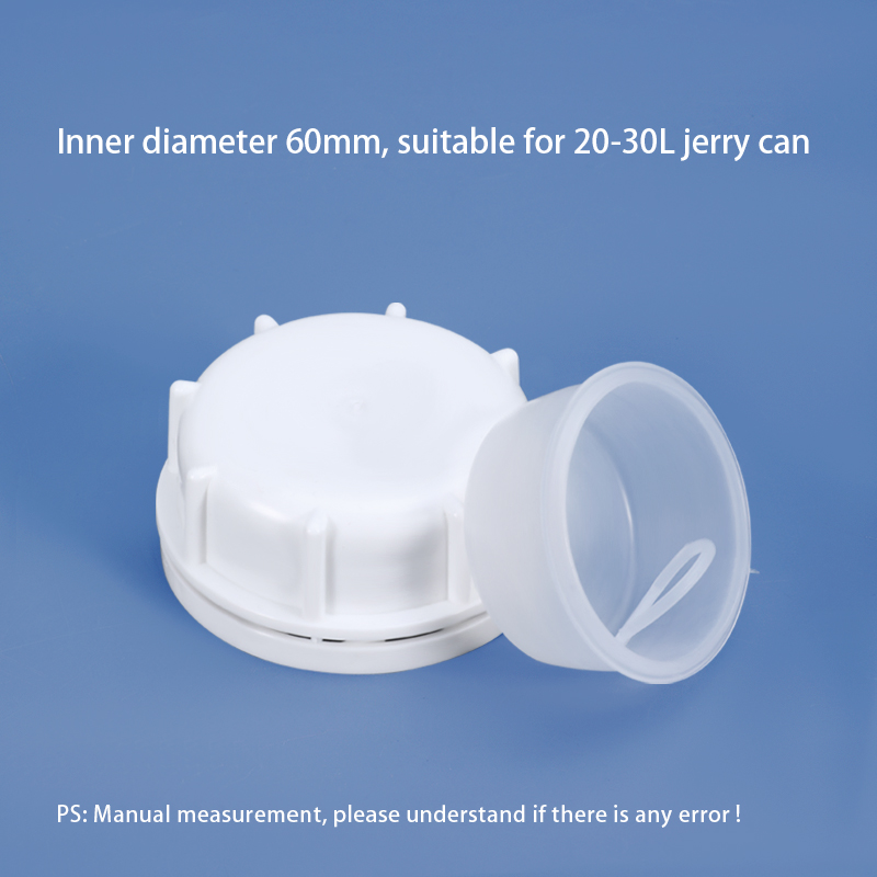 2022 Plastic Lid 53mm Blue Screw Cap Lid For 5L Jerry can Customized Logo Acceptable