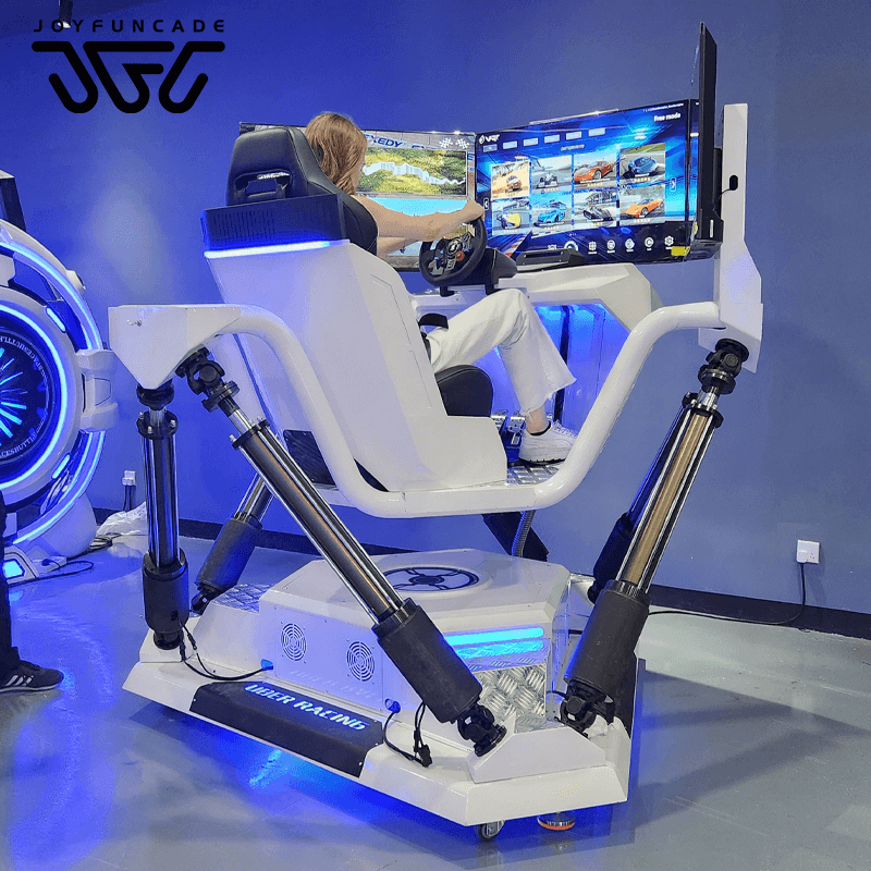 42-Inch Triple Ultra VR Racing Leather Seats 3 Screen Racing Machine For Sale