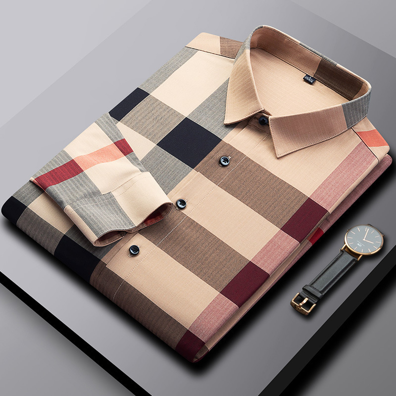 Dress Shirts 5000 Quantity OEM Summer Men Casual Texture Crotchet Button Up Shirt for Men