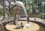 OEM 4.8m Length Modern Outdoor Bronze Garden Sculpture