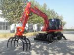 25MPa Rubber Tire Earth Excavation Machine