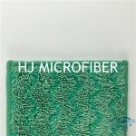 Microfiber Floor Mop W-shape Mop Pads Floor Cleaning Wet Mop Heads Green 12"