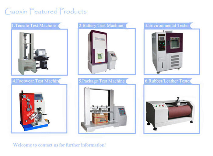 Ink Discoloration Paper Testing Machine Paper Testing Equipments Adjustable