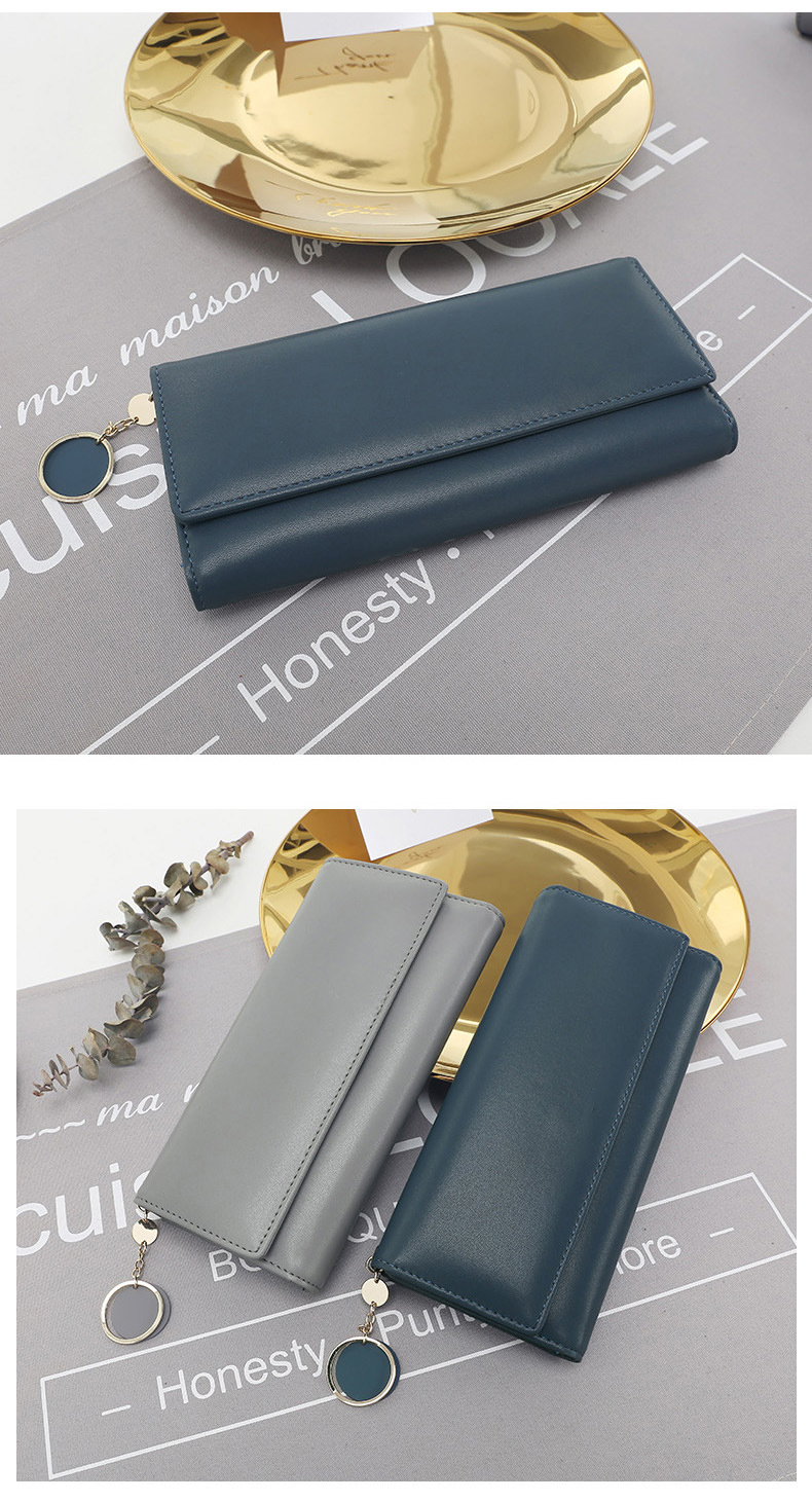 Custom Logo Avaliable Women's Large Capacity Clutch Wallet for Fashionable Phone Cases