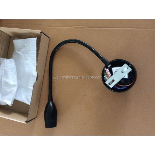 Gooseneck Reading Light Bedroom Wall Lamp for Modern Indoor Art Decoration IP65 Home