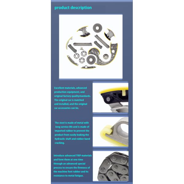 Auto Parts 059109225J Timing Chain Kit For Audi A4 A6 2.7 3.0TDI Q7 A8 3.0TDI A6 S4 4.2L