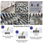 Scrap Shredder Metal Recycling Iron Metal Box Carbon Steel Shredder