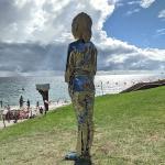 Mirror Polished 316L Stainless Steel Statue Hand Forging Cast Metal Statue