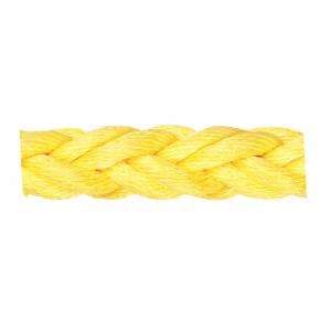 China Yellow High Strength Polypropylene Mooring Rope Chemical Resistane on sale