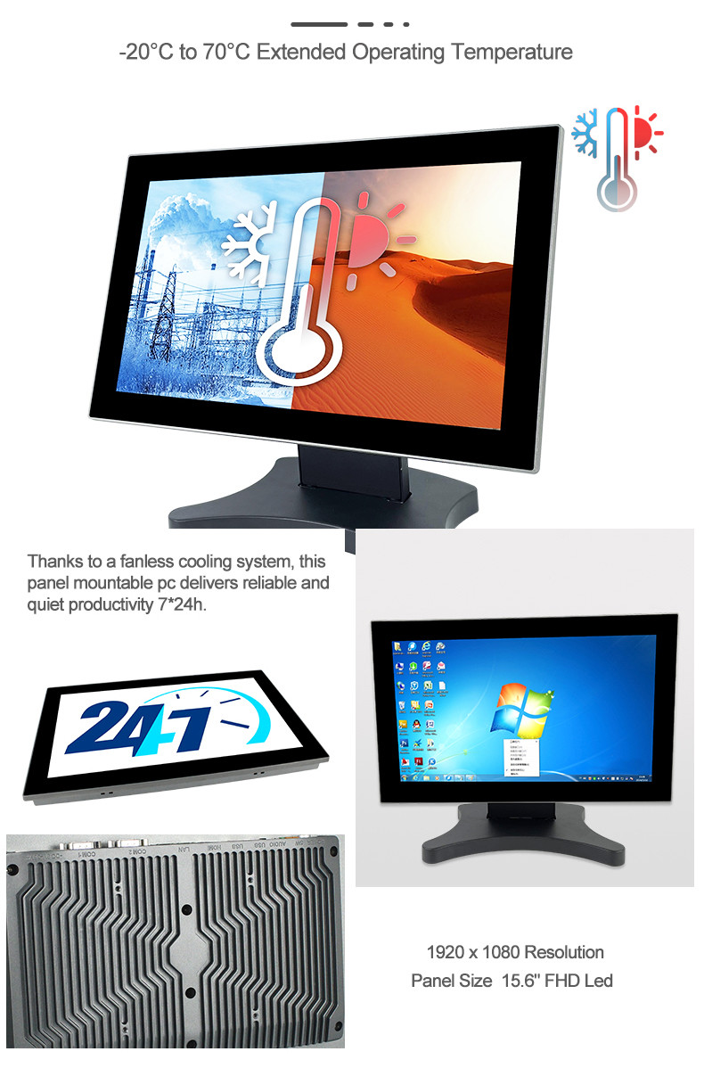 15.6 Inch Industrial Touch Panel PC