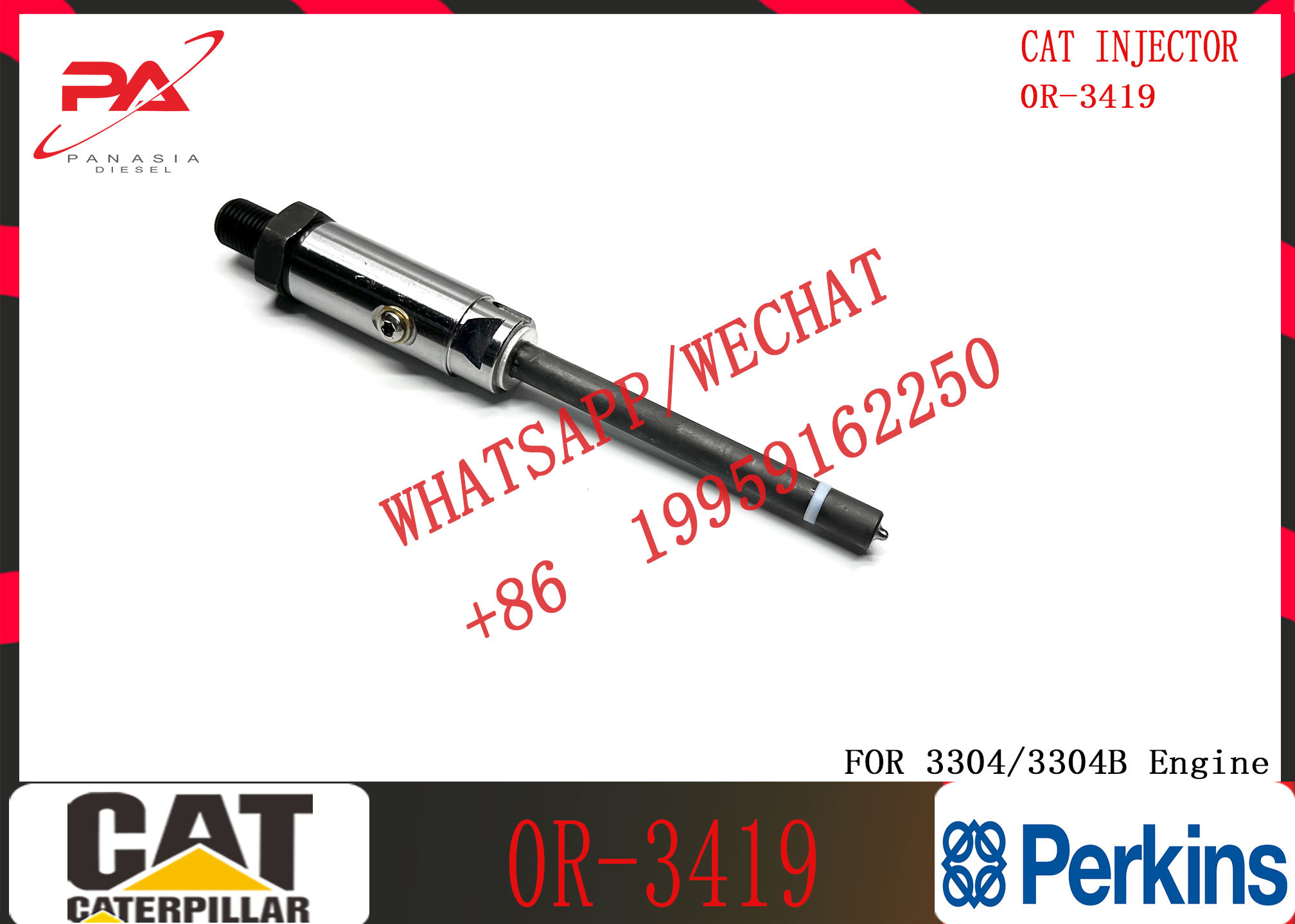 High quality Common Rail Injector 2 0R-1742 0R-3419 0R-1740 0R-1742 0R-1744