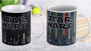 Wholesale Star Wars Lightsaber Beams Up Heat Sensitive Magic Mug Hot Liquid Added from china suppliers