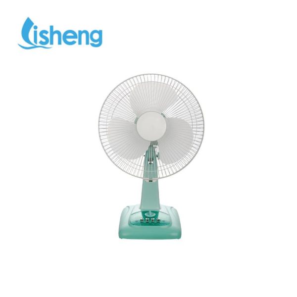 Energy Saving Rechargeable Table Fan 12 Inch DC Solar 12V 13W