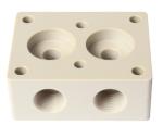 0.002mm-0.005mm Precision PEEK Plastic Parts Corrosion Resistance