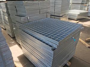 Wholesale Flat Type 76mm Galvanised Steel Grid Heat Dissipation Stair Grating NAAMM Standard from china suppliers