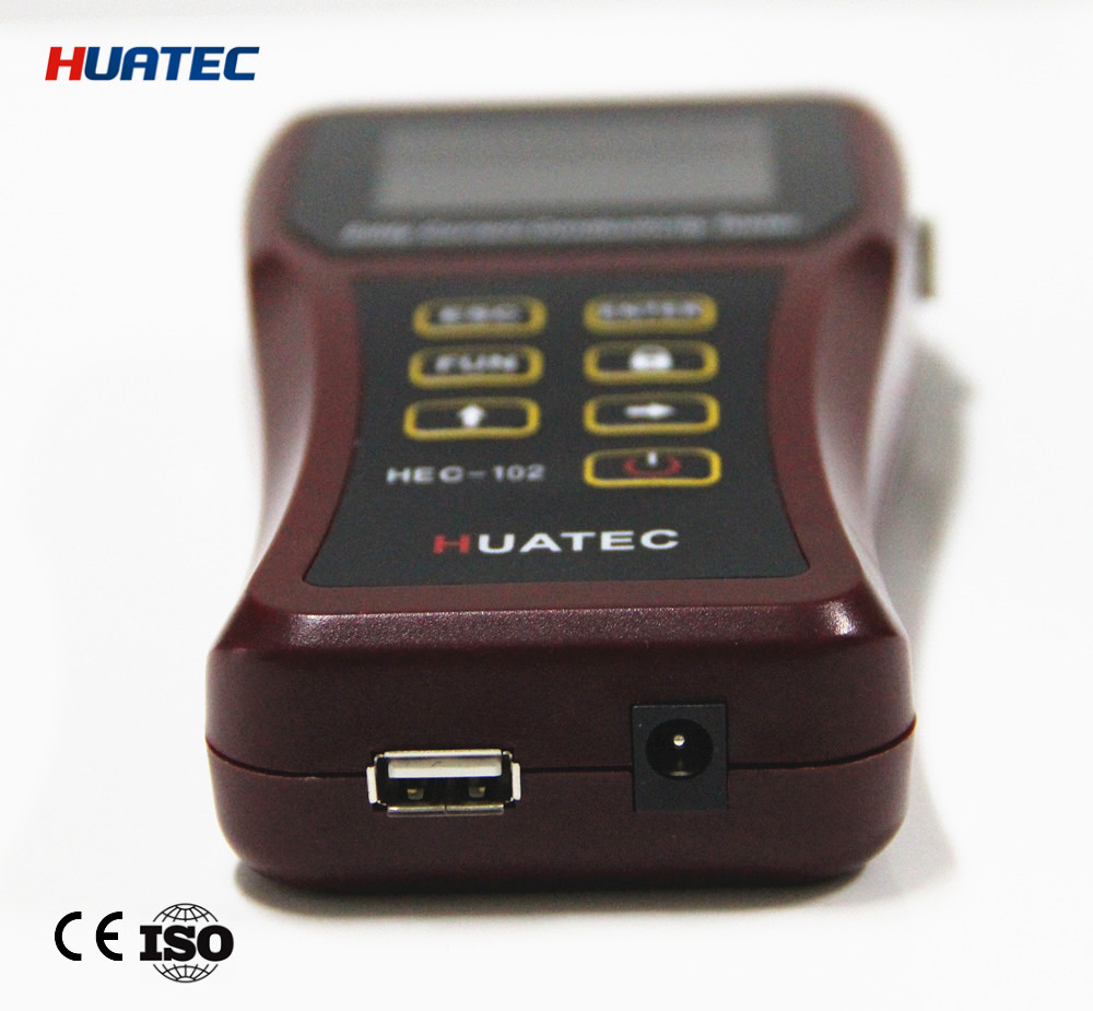 HEC-102 Non Ferrous Metals Portable Eddy Current Electrical Conductivity Purity Meter