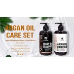 100% Pure Natural Argan Oil Biotin Hair Thickening Shampoo Conditioner