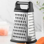 4 Sided Stainless Steel Heavy Duty Kitchen Box Cheese Grater For Parmesan Cheese