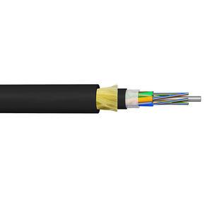 China Single Mode ADSS Optical Fiber Cable 24 48 72 96 144 Core Outdoor Fiber Cable on sale