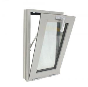 Wholesale Tempered Safety Glass Aluminium Swing Window White Powder Coated Color from china suppliers