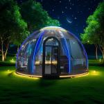 Fashionable PC Tough Dome Tent Outdoor Star Cabin Bubble Tent for Restaurant
