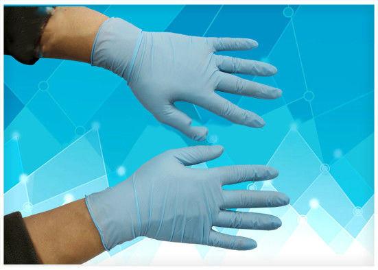 High Tensile Strength Clinical Gloves Disposable , Convenient Latex Surgical