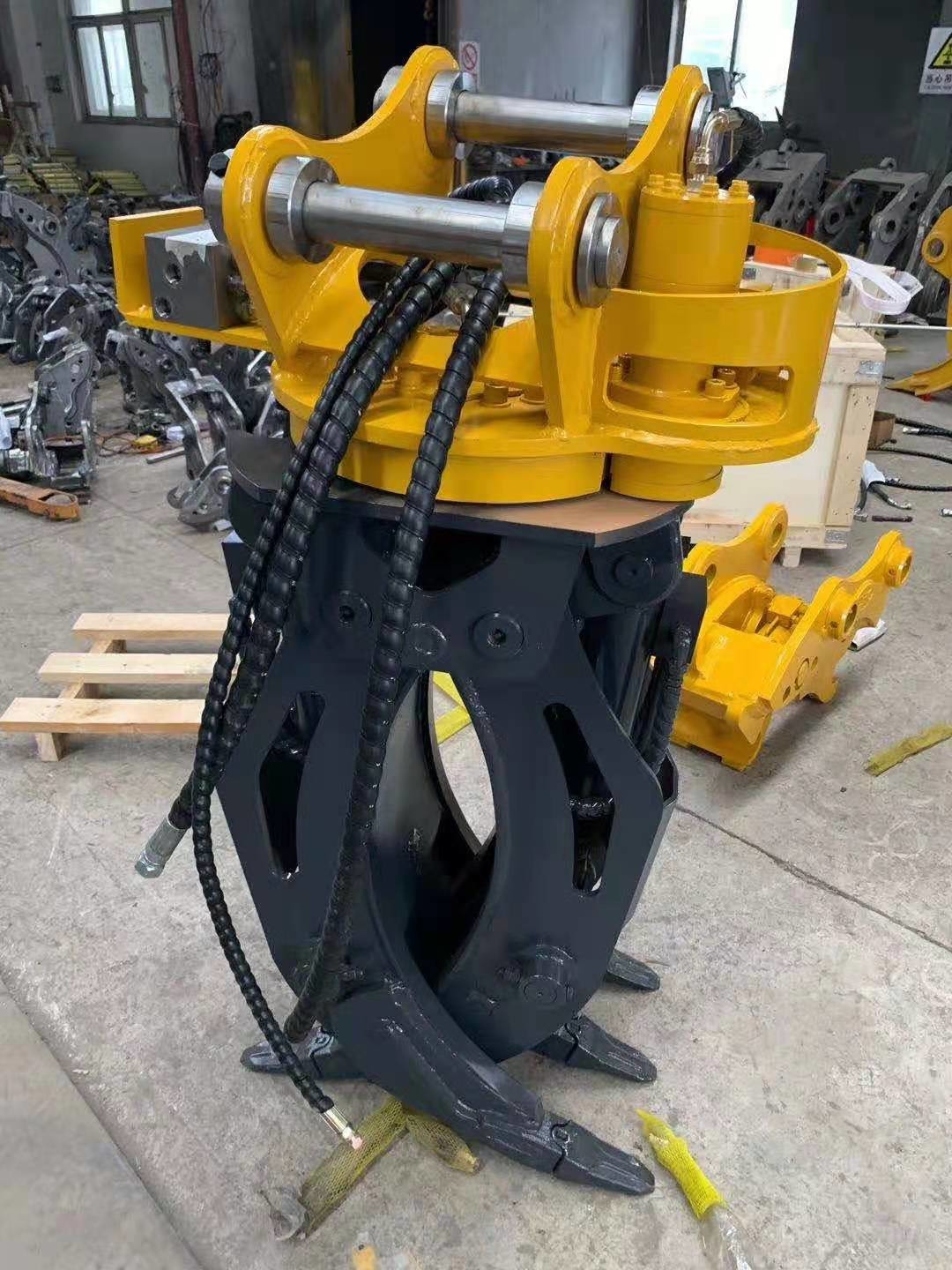3-10 Tons Excavator Rotating Grapple For Hitachi ZX100 ZX220