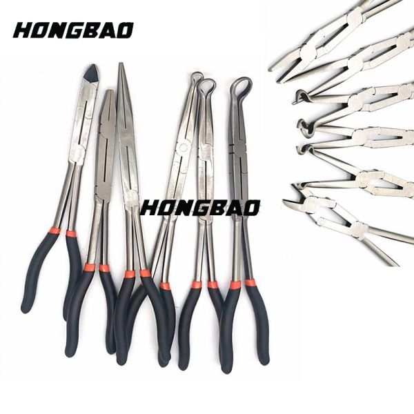 11" Extra Long Reach Pliers Toolstation Grip Tip 13mm Hose Gripper 1/2" Round Top