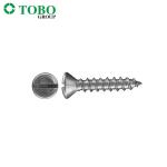 Fasteners Metal Steel Slotted Oval Raised Countersunk Head Self Tapping Screws