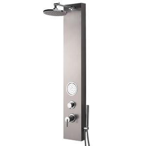 Wholesale High-End Handmade Affordable Price Tailored Stainless Steel Thermostatic Waterfall Shower Panel from china suppliers