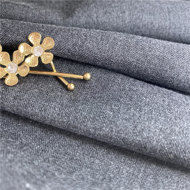 TR Fabric 220GSM 2/2 Twill Suiting Material Polyester Rayon Spandex Blend for Women Uniform