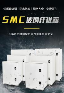 China SMC Cable Fiberglass Enclosure Distribution Box With Double Locks CE Standard on sale