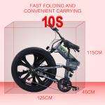 High Speed Motor 28 MPH Electric Bike Soft Tail Frame