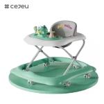 CJ-BDW-101 Foldable Baby Walker With Mute Wheels Plastic Music Cartoon Baby