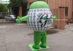 Cute Advertising Inflatables , Inflatable Golf Ball Moving Cartoon