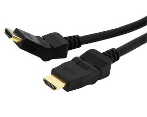 China 1m 180° Pivoting Swivel High Speed HDMI Cable HDMI roating cable Gold-plated connector on sale