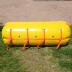 RF Welded Seams Cylindrical Underwater Air Lift Bag For Marine Salvage