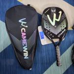 3K Full Carbon Fiber Beach Tennis Racket Sand Grit Surface Tennis Padel with