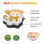 Colorful Refrigerator Cute Animal Fridge Magnets For Kids