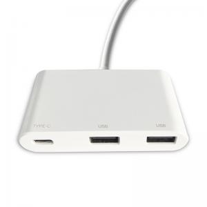 China Portable USB Type C Adapter Hub / 3 in 1 MacBook USB 3.0 To USB C Hub on sale
