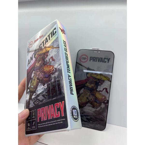 ESD Anti Fingerprint Privacy Screen Protector For Iphone14 Pro Max