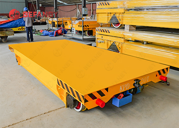 Simple Structure Low Voltage Railways Aluminium Plant Transfer Cart