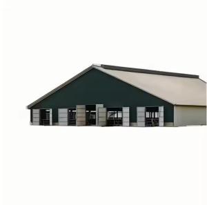 Wholesale Q235 Q345 Steel Structure Cow Shed Temporary Prefab Metal Storage Sheds from china suppliers